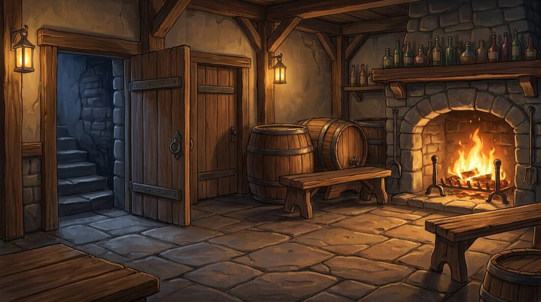 The Stumbling Stoat tavern